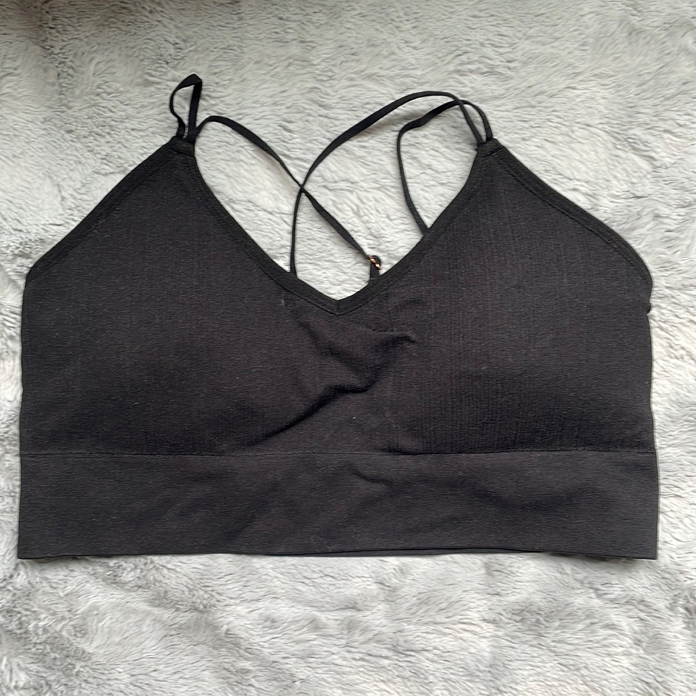 Fornia Black Bralette